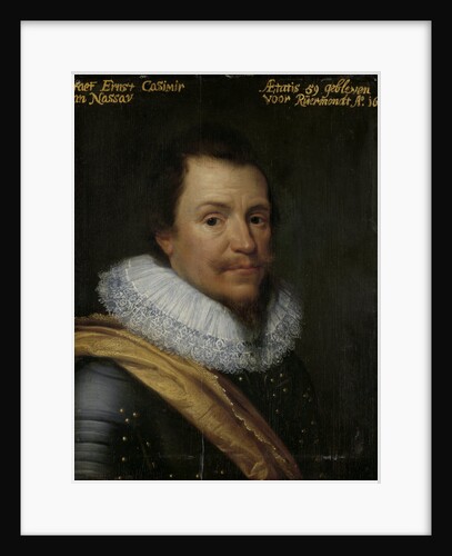 Portrait of Ernst Casimir I, Count of Nassau-Dietz by Workshop of Michiel Jansz van Mierevelt