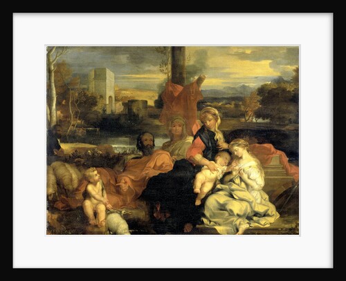 Marriage of Saint Catherine by Follower of Sébastien Bourdon