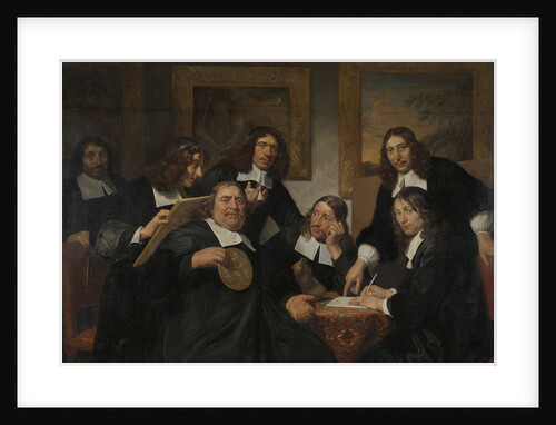The Syndics of the Guild of Saint Luke in Haarlem, 1675, The Netherlands by Jan de Bray