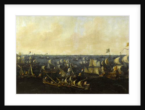 Naval Battle on the IJsselmeer, 6 October 1573: Episode from the Eighty Years' War by Abraham de Verwer