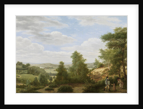 View of the Valley of Montmorency near Saint-Leu-la-Forêt, France by Pieter Rudolph Kleijn