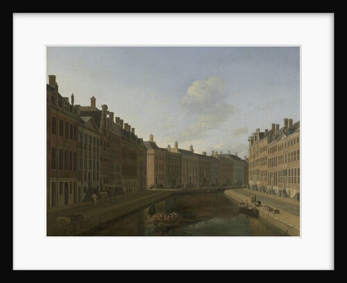 Bend in the Herengracht in Amsterdam, The Netherlands by Gerrit Adriaensz. Berckheyde