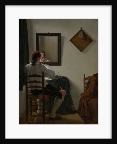 A Writer Trimming his Pen by Jan Ekels II