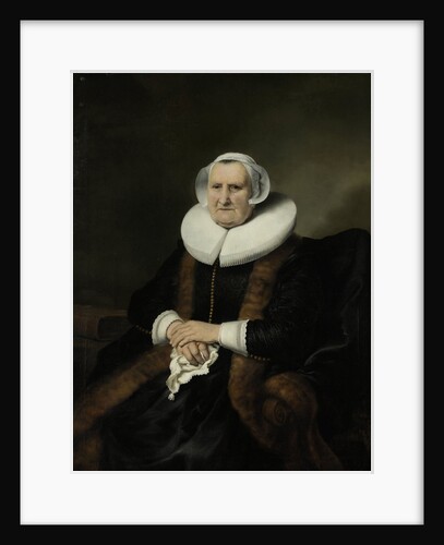 Portrait of an Old Lady, Possibly Elisabeth Bas by Ferdinand Bol
