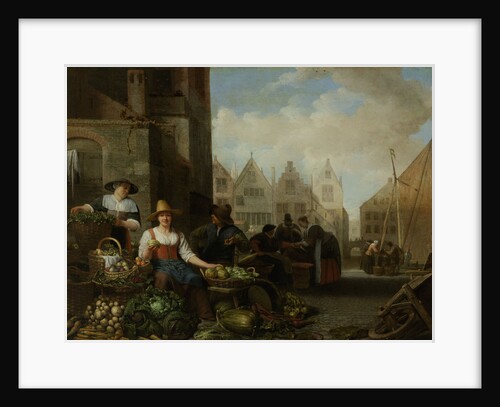 The Vegetable Market by Hendrick Martensz. Sorgh