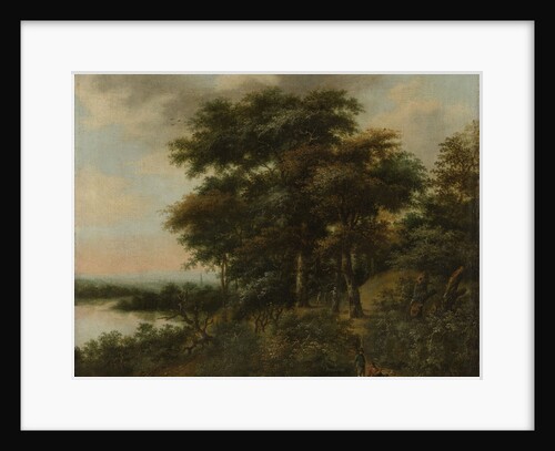 Wooded Landscape by Anthonie Waterloo