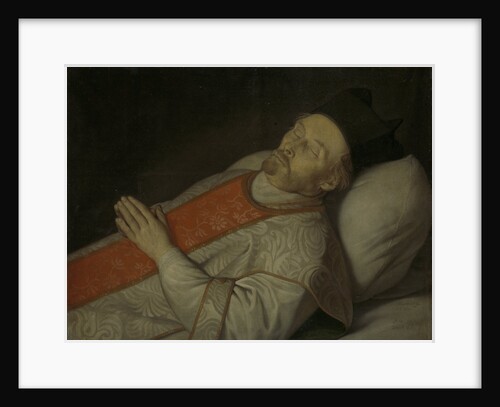 Johannes Puttkammer, Doctor of Divinity in Utrecht, on his Deathbed by Hendrick Bloemaert