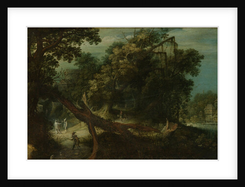 Mountainous landscape by Adriaen van Stalbemt
