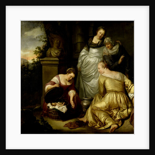 The Daughters of Cecrops, King of Attica, Find Erichthonius by Hendrick Heerschop