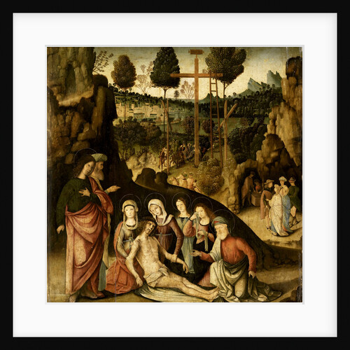 Lamentation of Christ by Bernardino Zaganelli di Bosio