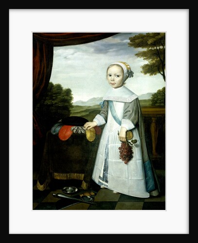 Portrait of Johannes van Rees as a Child by Willem Jansz. Ploy