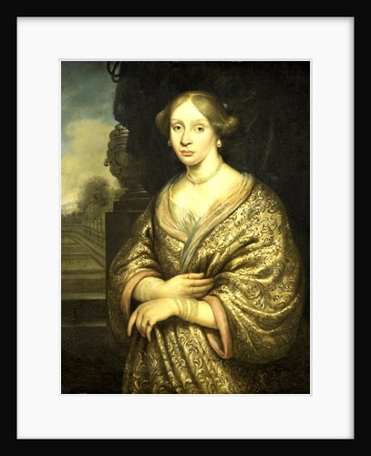 Portrait of Petronella van der Burcht, first Wife of François Leidecker by Zacharias Blijhooft
