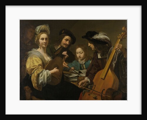 A Musical Party by Gerard van Kuijl