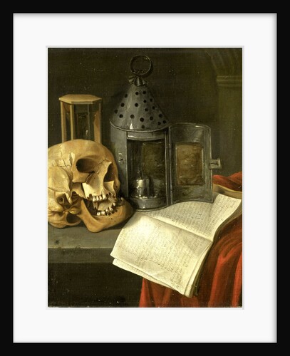 Vanitas Still Life by B. Schaak