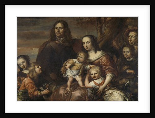 A couple with six children by Jürgen Ovens