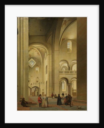 The transept of the Mariakerk in Utrecht, seen from the northeast, The Netherlands by Pieter Jansz. Saenredam