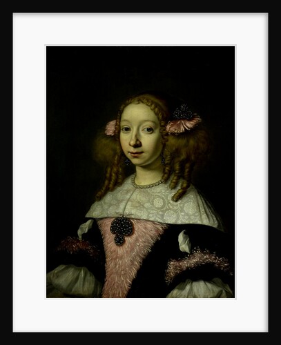 Portrait of Adriana Jacobusdr Hinlopen, Wife of Johannes Wijbrants by Lodewijk van der Helst