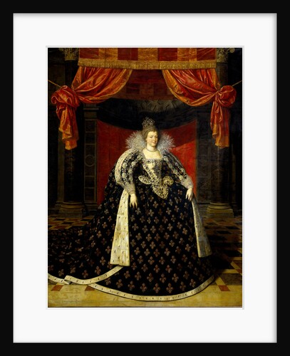 Marie de Medicis, Consort of Henry IV, King of France by Workshop of Frans Pourbus II