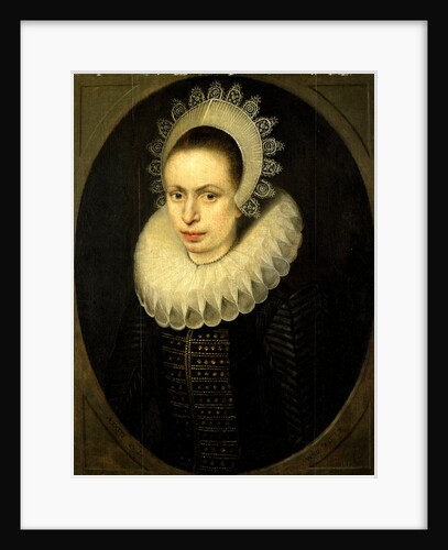 Portrait of Antoinette Walleran, Wife of Philippe Le Mire by Jacob Lambrechtsz. Loncke