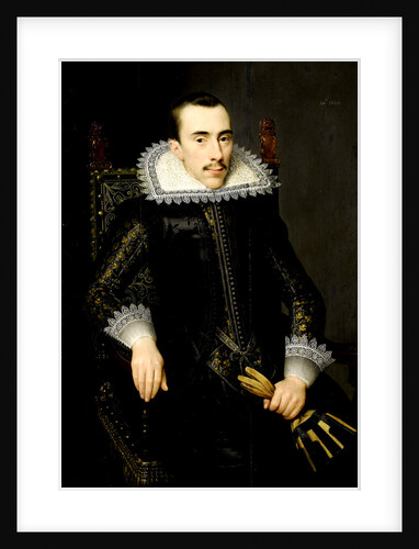 Portrait of a Man, possibly Walterus Fourmenois, A Man from the Boudaen Courten Family by Salomon Mesdach