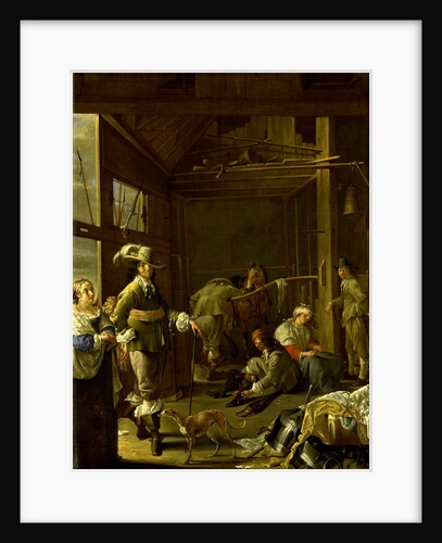 A Cavalry Stable by Jacob Duck