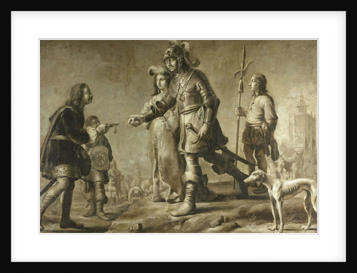 Boudewijn of Heusden and his Wife Sophia Receive Honors from the Envoy of King Edmund by Anonymous