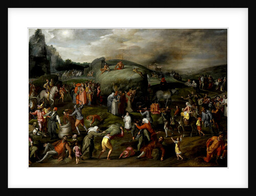 Allegory of Secular and Spiritual Abuses, Haywain: Allegory of Worldly and Ecclesiastical Abuses by Gillis Mostaert I