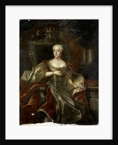Portrait of Princess Charlotte Amalie, Daughter of Frederick IV, King of Denmark by Anonymous