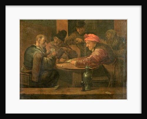 Peasants Playing Cards by Daniel Boone