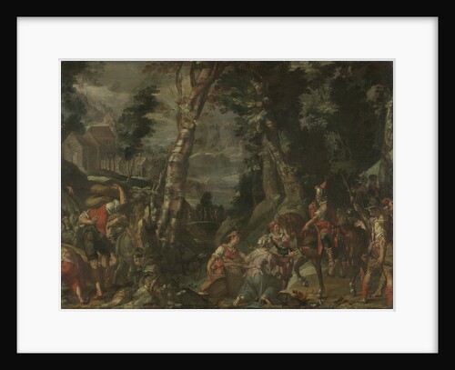 Meeting between David and Abigail by Joachim Wtewael