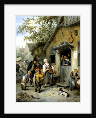Village Kermesse by Cornelis Dusart