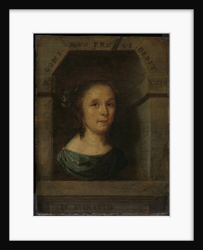 Portrait of Maria Eversdijck, Wife of Nicolaes Blancardus by Willem Eversdijck