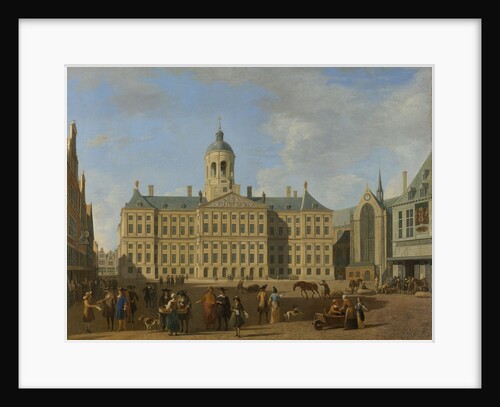 Town Hall on the Dam, Amsterdam, The Netherlands by Gerrit Adriaensz. Berckheyde
