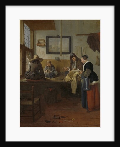 The Tailor’s Workshop by Quiringh Gerritsz. van Brekelenkam
