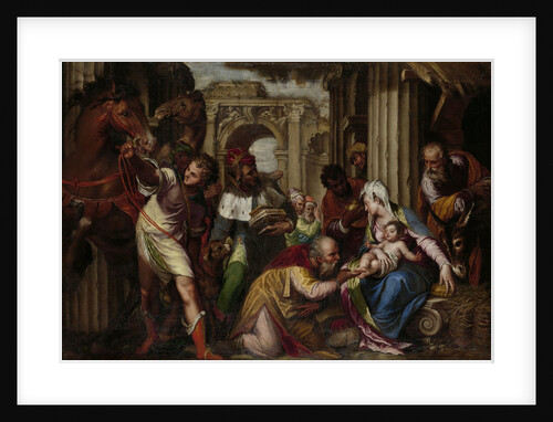 The Adoration of the Magi by Paolo Farinati