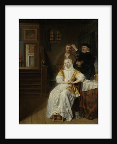 The Anemic Lady, Sick Lady by Samuel van Hoogstraten