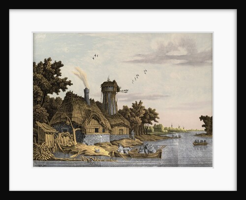 Mill along a River by Jonas Zeuner