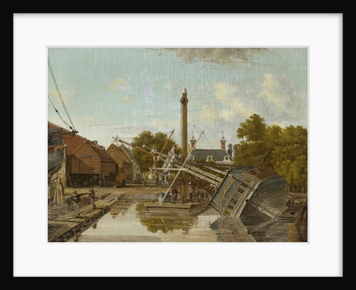 St Jago Shipyard on Bickers Island in Amsterdam, The Netherlands by Pieter Godfried Bertichen