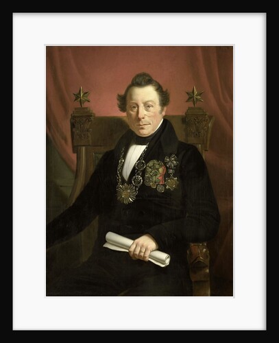 Portrait of Coenraad van Hulst by Jan Cornelis van Rossum
