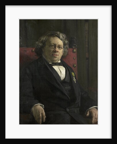 Pieter Harme Witkamp, 1816-92, Historian and geographer by Hendrik Valkenburg
