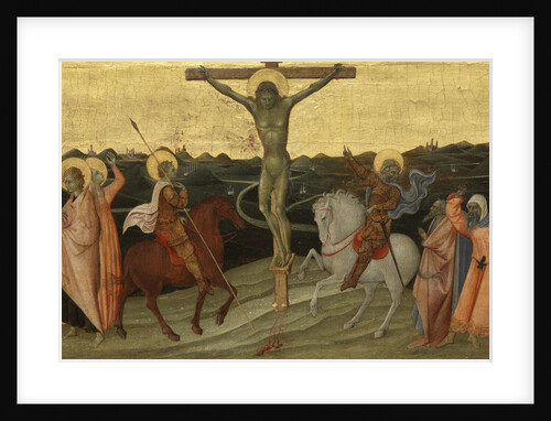 The Crucifixion by Giovanni di Paolo di Grazia