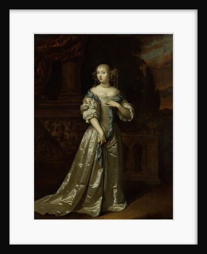 Portrait of Lady Philippina Staunton, wife of Roelof van Arkel, lord of Burgst by Caspar Netscher