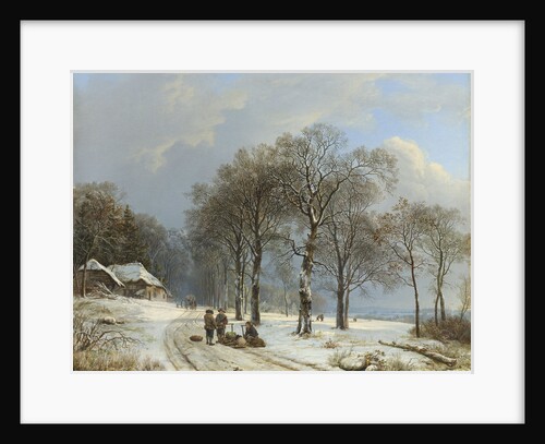 Winter Landscape by Barend Cornelis Koekkoek
