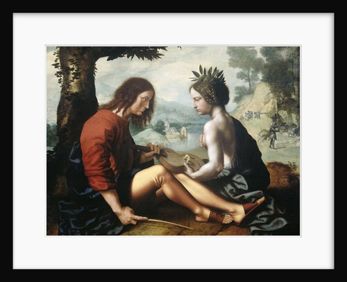 Allegory, Nature as the Nursemaid of Art by Jan van Hemessen