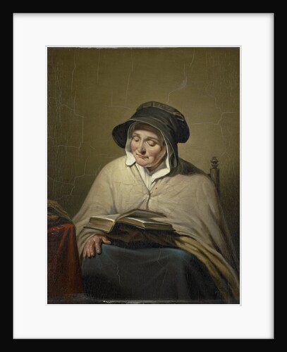 Old Woman Reading by Cornelis Kruseman