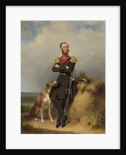 Portrait of William II, King of the Netherlands by Jan Adam Kruseman