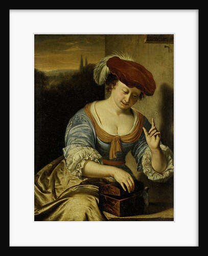 Escaped Bird, Allegory of Chastity by Frans van Mieris I