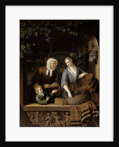 The Grocer’s Shop by Frans van Mieris II