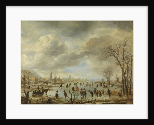 River View in Winter by Aert van der Neer