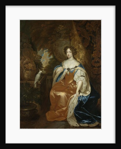 Portrait of Mary Stuart, 1662-95, wife of Prince William III by Caspar Netscher